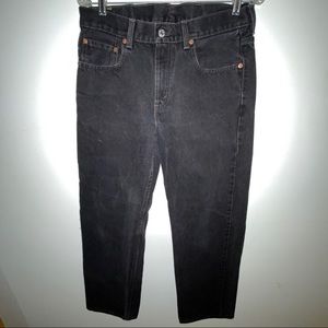 Levi’s Men’s Black Fading Straight 30x30 Jeans